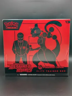 Pokemon TCG Destined Rivals Pokemon Center Elite Trainer Box ETB Factory Sealed - Image 1