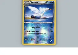 Swanna 37/122 Uncommon BREAKpoint Pokemon Reverse Holo Near Mint - Image 1