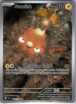 Stunfisk 202/191 Illustration Rare Surging Sparks Pokemon Holo Near Mint - Image 1
