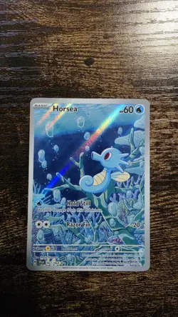 Horsea 067/064 Sv: Shrouded Fable Holo Illustration Rare Pokemon TCG NM - Image 1