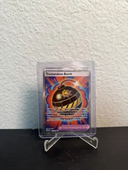 Tremendous Bomb 113/084 Full Art UR Pitch Black Pokemon TCG NM - Image 1