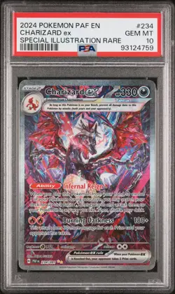 Pokemon TCG Charizard ex 234/091 Paldean Fates Special Illustration Rare PSA 10 - Image 1