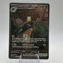 The Pokemon Company Sinistcha ex 210/167 SV06 SIR Holo ENG 240 HP - Image 1