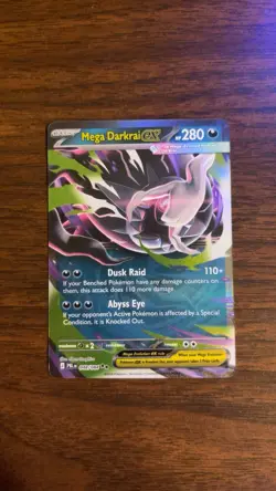 Mega Darkrai ex 048/084 - 2026 Pokemon Pitch Black Double Rare Holo NM - Image 1