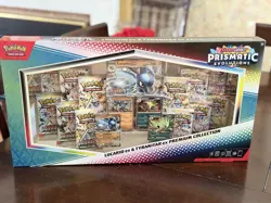 POKEMON PRISMATIC EVOLUTIONS Lucario & Tyranitar PREMIUM COLLECTION- Sam’s club - Image 1