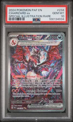 Charizard EX 234/091 Special Illustration Rare Pokemon English PSA 10 Gem Mint - Image 1