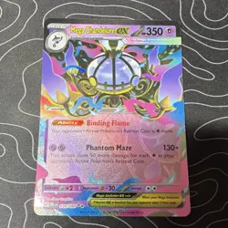 Pokemon Pitch Black - Mega Chandelure ex 038/084 Double Rare NM - Image 1