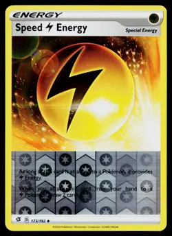Speed Lightning Energy 173/192 Rebel Clash Reverse Holo Uncommon Lightly Played - Image 1