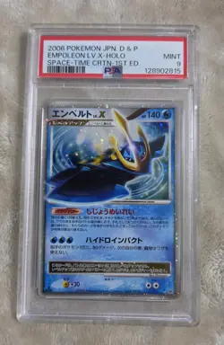 Pokemon PSA 9 GEM MINT Empoleon Lv. X Japanese Space-Time Creation DP1 2006 1ST - Image 1