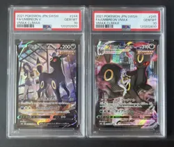 PSA 10 Consecutive Umbreon V VMAX CSR 2021 Japanese Pokemon Card - Image 1