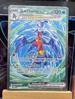 Garchomp ex 245/182 SV04: Paradox Rift Special Illustration Rare - Image 1