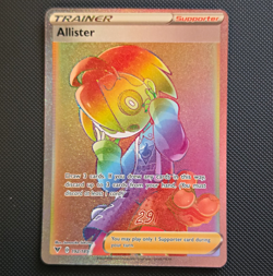 Pokemon Company Allister 192/185 Vivid Voltage Secret Rare Full Art Holo Eng - Image 1