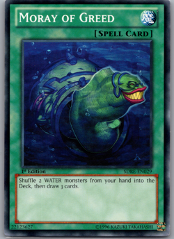 Moray Of Greed - SDRE-EN029 - Common - 1st Edition - NM - YuGiOh! - Image 1