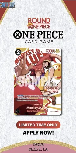 Round 1 One Piece Card Game Promotional Pack - English ALL 10 packs ✅ - Image 5