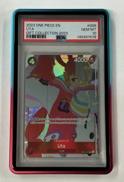 UTA OP01-005 PSA 10 ALT ART PROMO One Piece 2023 GIFT COLLECTION English - Image 1