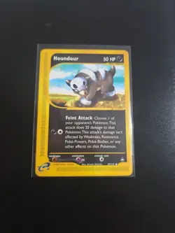 Pokemon TCG - Houndour 🌑🐶 87/147 Aquapolis 💧 Non Holo E-Series Card LP - Image 1