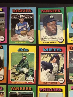 1975 Topps Vintage Lot of 50 MLB Baseball Collection - Exact Cards Shown EX a3 - Image 4