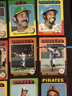 1975 Topps Vintage Lot of 50 MLB Baseball Collection - Exact Cards Shown EX a3 - Image 5