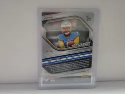 2025 Panini Prizm Tre Harris Silver Prizm Auto Rookie Card RC Chargers - Image 2