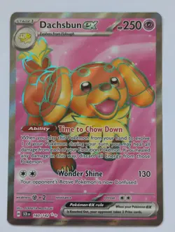 Pokemon TCG Stellar Crown Daschbun EX Full Art Ultra Rare Card 160/142 Mint - Image 1