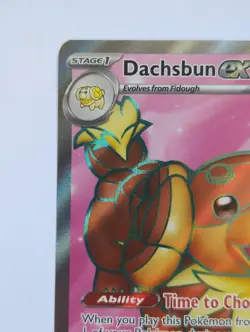 Pokemon TCG Stellar Crown Daschbun EX Full Art Ultra Rare Card 160/142 Mint - Image 2
