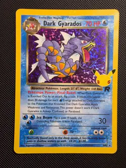 Dark Gyarados 8/82 Celebrations: Classic Collection Holo Near Mint - Image 1