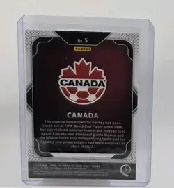 CANADA 2022 Panini Prizm Fifa World Cup Qatar Team Card #5 - Image 2