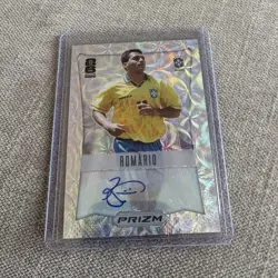 Panini Prizm Romario Auto Insert 12-R Brazil 2026 FIFA World Cup Soccer Card - Image 1