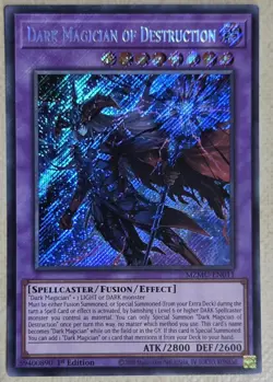 Yu-Gi-Oh Dark Magician Of Destruction MZMU-EN011 Secret Rare 1st Edition - Image 1