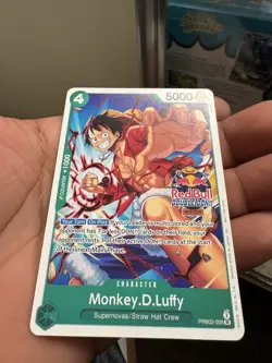 Monkey.D.Luffy (Red Bull Double Don!!) PRB02-005 One Piece Promotion Cards... - Image 2
