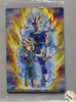 Dragon Ball Z Itajaga 6-21 R MAJIN VEGETA & TRUNKS Trading Card New - Image 1