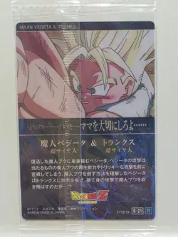 Dragon Ball Z Itajaga 6-21 R MAJIN VEGETA & TRUNKS Trading Card New - Image 2