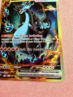 Charizard Utra DIY ACG Pokemon Anime Art Card Custom - Image 4