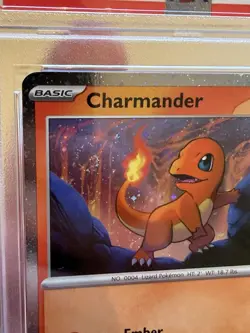 PSA 10 Charmander Promo 047 Pokemon Swirl Black Star Card 151 Gem Mint BGS CGC - Image 3