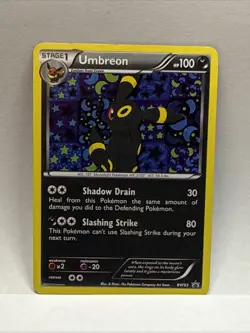 Pokemon TCG Umbreon Black White Holo Card BW93 Black Star Promo LP - Image 1
