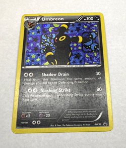 Pokemon TCG Umbreon Black White Holo Card BW93 Black Star Promo LP - Image 2