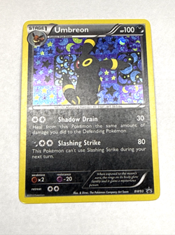 Pokemon TCG Umbreon Black White Holo Card BW93 Black Star Promo LP - Image 3