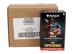 Sealed Marvel Super Heroes Commander Deck Case Magic MTG 4 Deck Set - Image 2