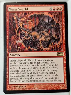 Warp World - Core Set 2010 M10 - Magic the Gathering MTG Nice! - Image 1