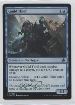 Guild Thief Foil Magic: Adventures in the Forgotten Realms AFR #061 - Image 1