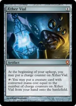 MTG Aether Vial - Foil, From the Vault: Relics, Lightly Played, English - Image 1