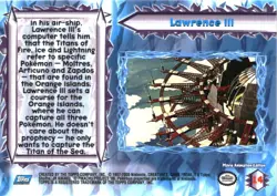 Lawrence III #14 Topps The Movie 2000 Trading Cards Pokemon Near Mint - Image 2