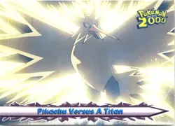 Pikachu Versus A Titan #34 Topps The Movie 2000 Trading Cards Pokemon Near Mint - Image 1