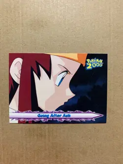 Going After Ash #28 The Movie 2000 Blue Logo - TOPPS Pokemon Card - NM/Mint - Image 1