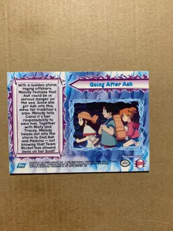 Going After Ash #28 The Movie 2000 Blue Logo - TOPPS Pokemon Card - NM/Mint - Image 2