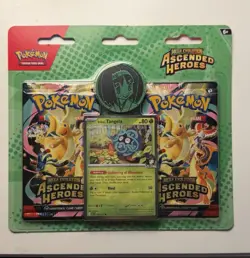 Pokemon Pokemon TCG Mega Evolution Ascended Heroes 2 Booster Packs Erika Promo - Image 1