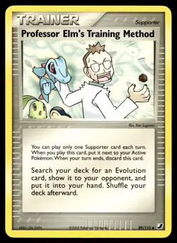 Professor Elm's Training Method Pokemon Unseen Forces 89/115 LP - Image 1
