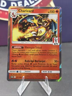 Pokemon Charizard 181/SM-P KFC STAMPED Promo Indonesia Exclusive NM [US Seller] - Image 1