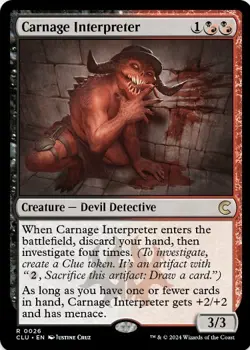1 x Carnage Interpreter - Ravnica: Clue Edition - LP - MTG - Image 1