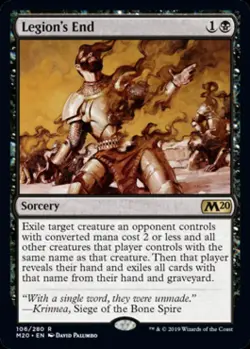 Legion's End - Light Play MTG Magic 2020 Core Set - Image 1